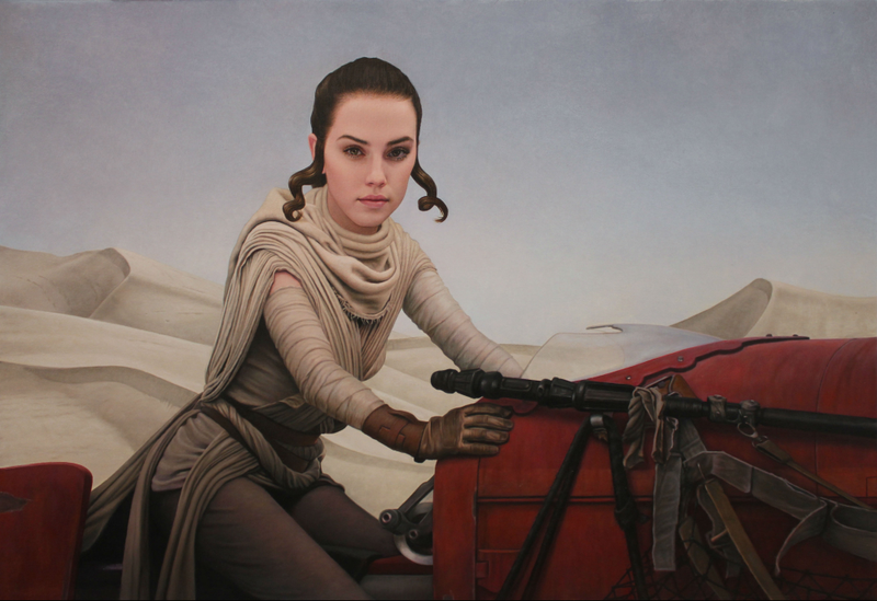 Illustration for article titled These Paintings and Sculptures in the Official Star Wars Art Show Are Insanely Gorgeous